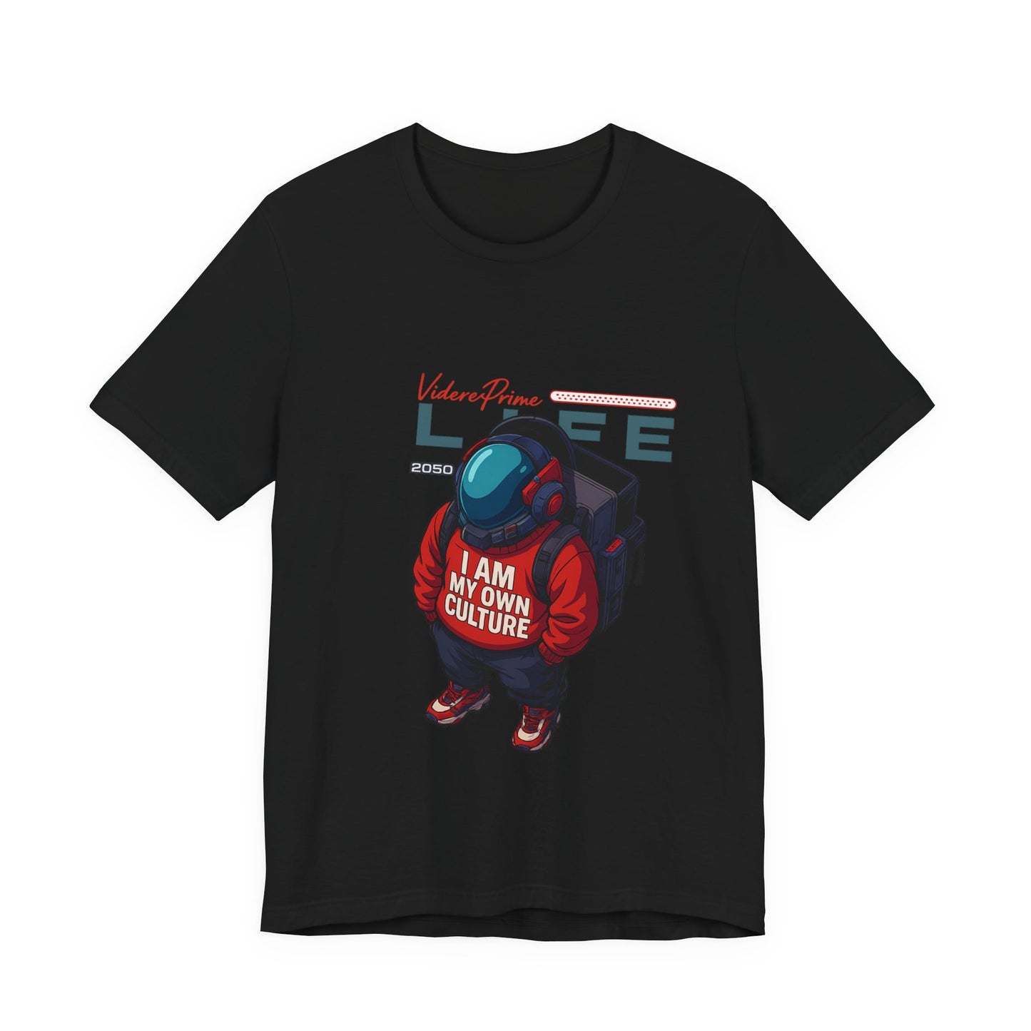 Astronaut-Inspired Unisex Tee: I Am My Own Culture.