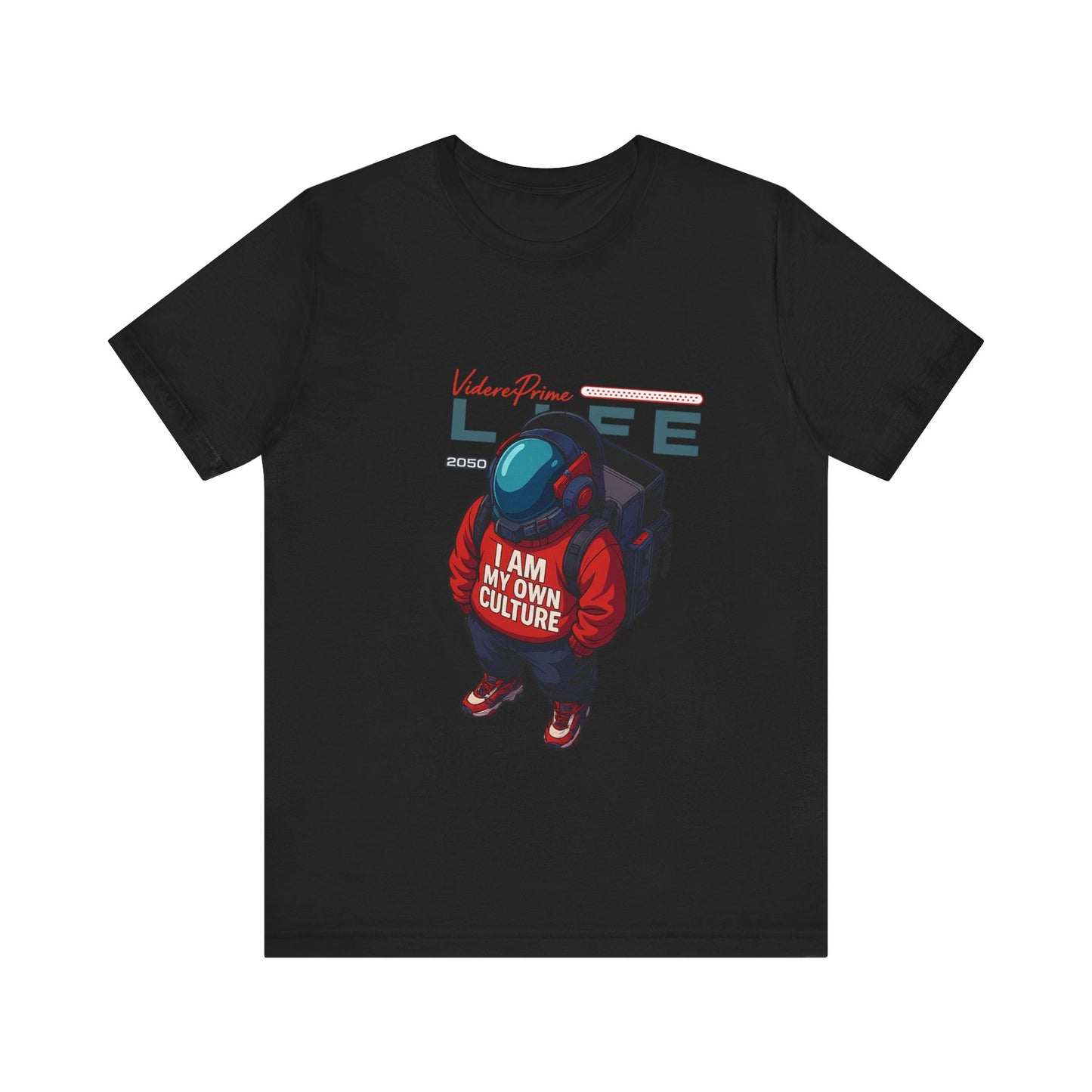 Astronaut-Inspired Unisex Tee: I Am My Own Culture.