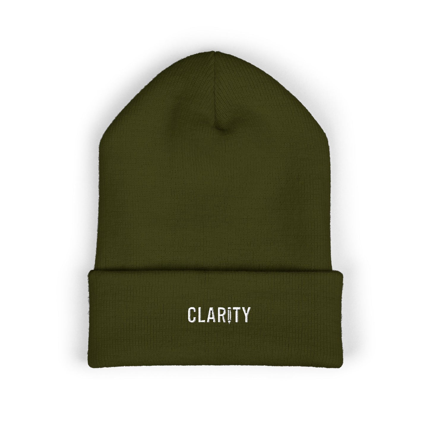 Embroidered Clarity Classic Cuffed Beanie