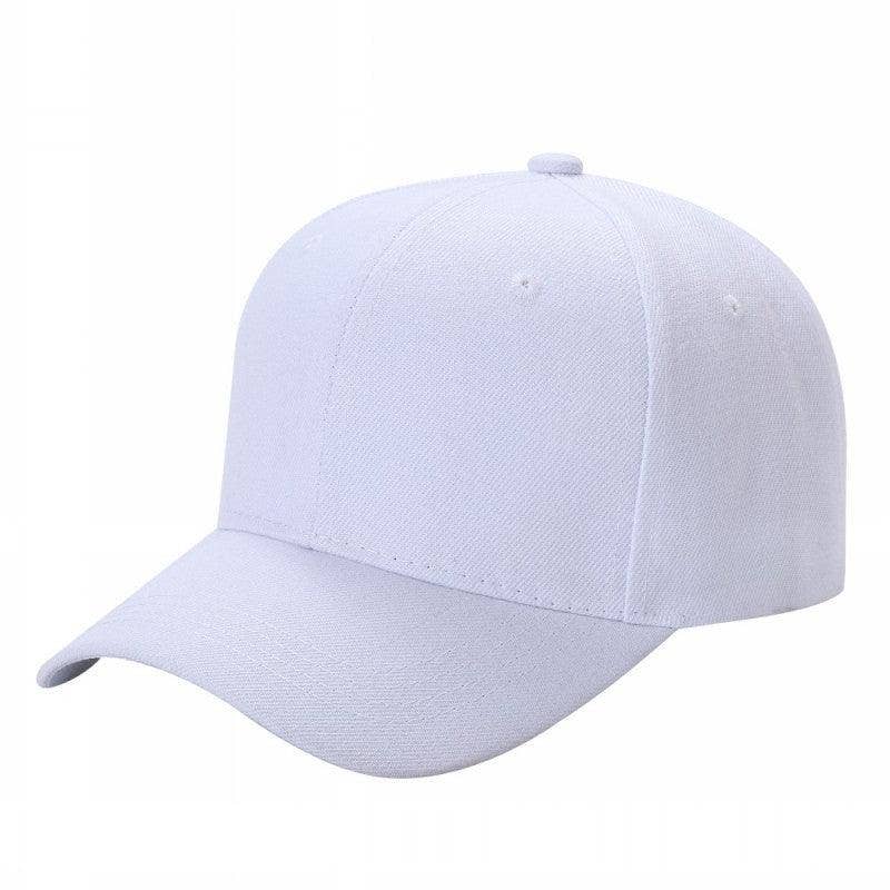 Unbranded Structured Baseball Cap, Blank 6 Panel Hat