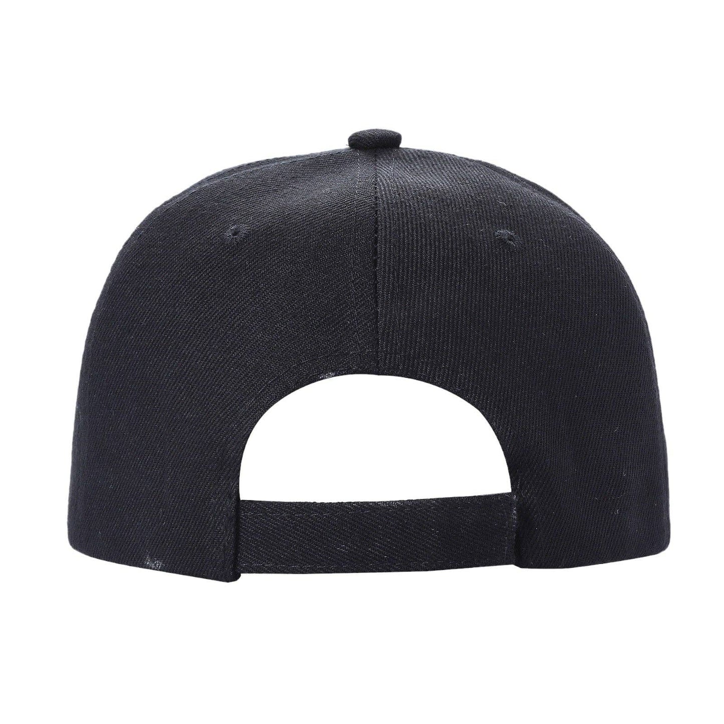 Unbranded Structured Baseball Cap, Blank 6 Panel Hat