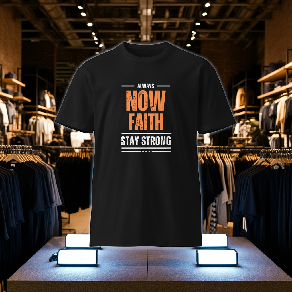 Now Faith Premium t-shirt